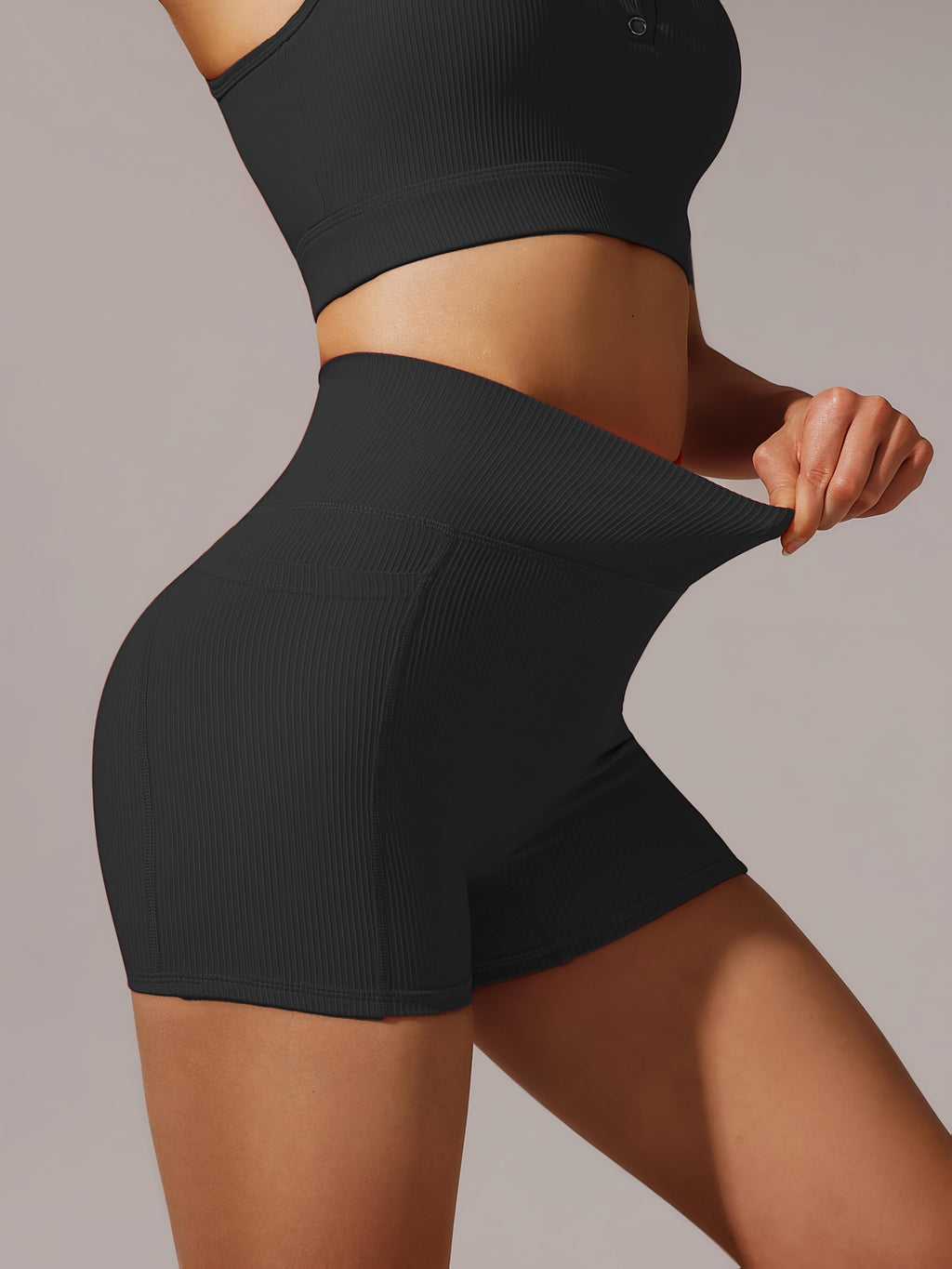 Pressure Athletics High-Waisted Yoga Shorts For Women