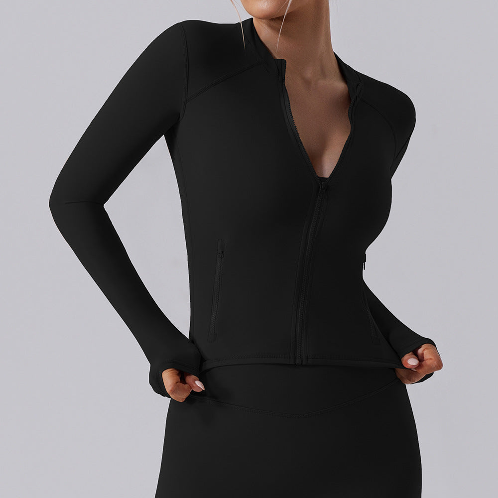 Pressure Athletics Slim-fit Long sleeve with Zipper For Women