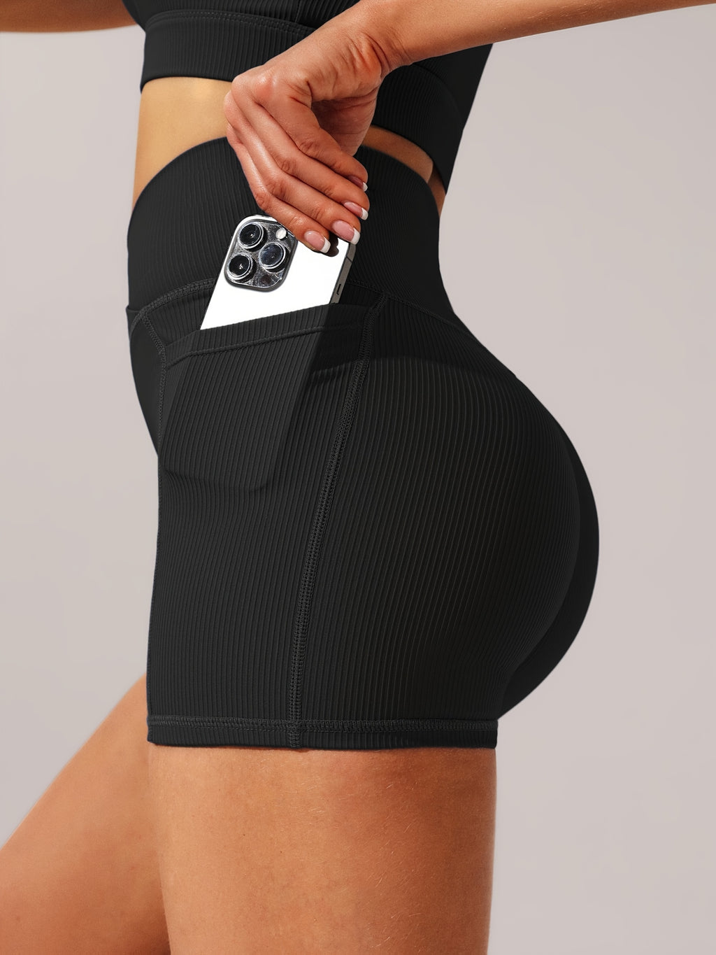 Pressure Athletics High-Waisted Yoga Shorts For Women