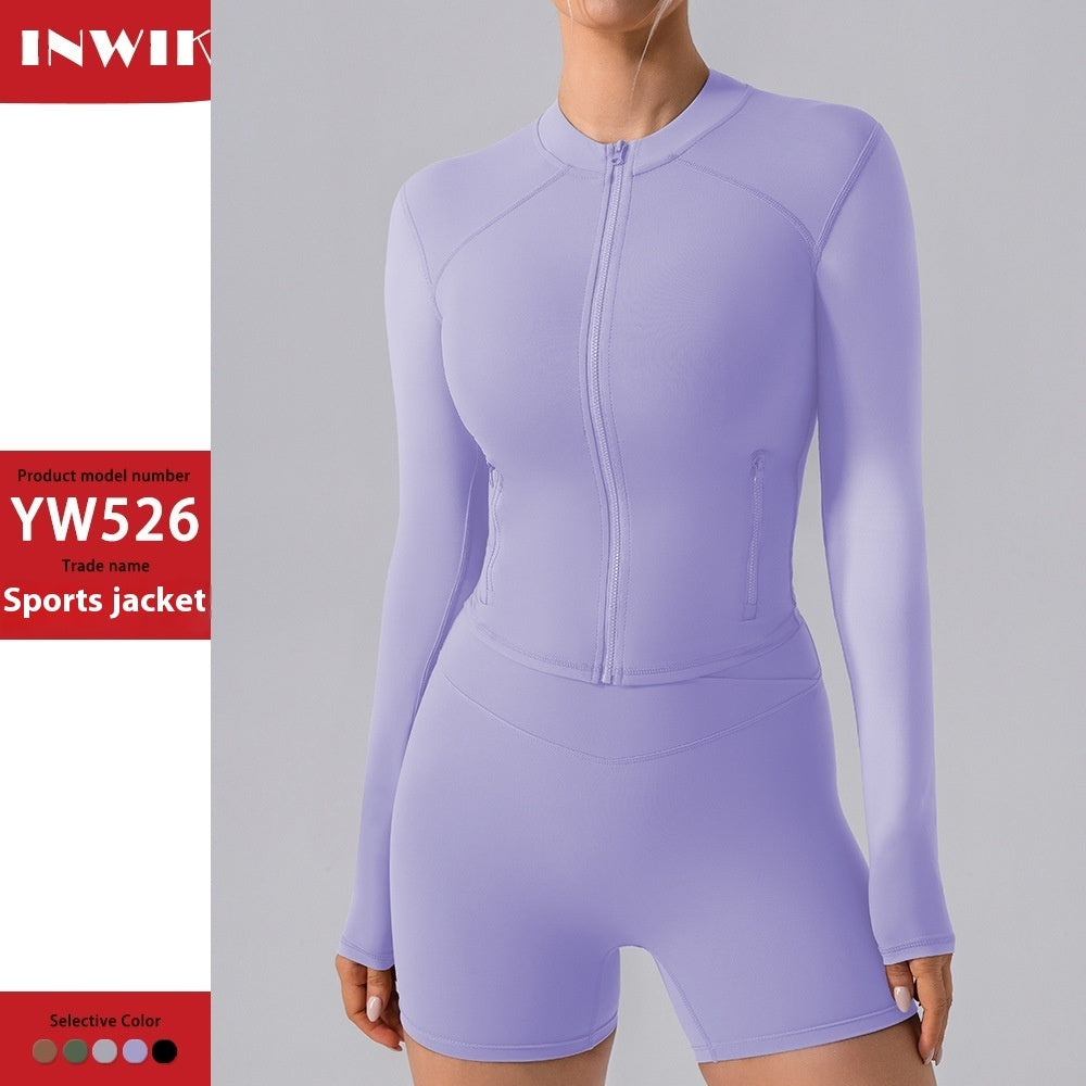 Pressure Athletics Slim-fit Long sleeve with Zipper For Women